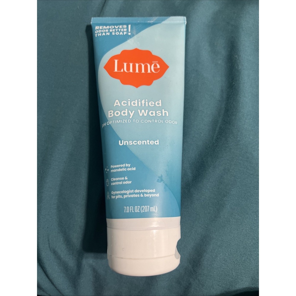 Lume Acidified Body Wash Unscented 7fl oz - New